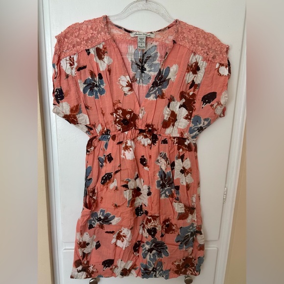 American Rag Dresses & Skirts - American Rag Boho Mini Dress With Pockets - EUC